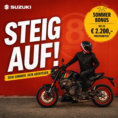 STEIG AUF! Der Suzuki Sommerbonus 2026!