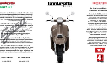 NEUE LAMBRETTA Modelle G350 Serie III ab sofort lieferbar