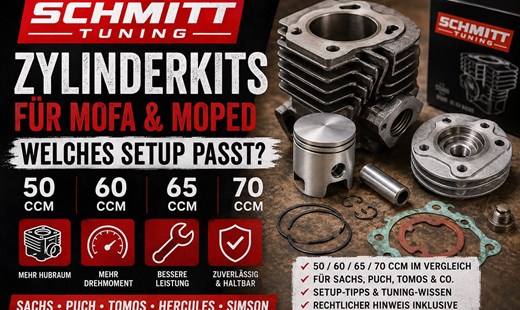 Schmitt Zylinderkits für Mofa & Moped: Welches Setup passt?