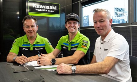 Kawasaki WorldSBK Team und Garrett Gerloff Vertrag 2027 | Kawasaki