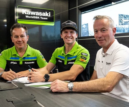 Kawasaki WorldSBK Team und Garrett Gerloff Vertrag 2027 | Kawasaki