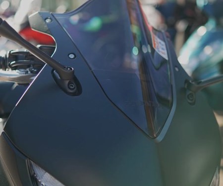 CBR650r mit Zubehör
