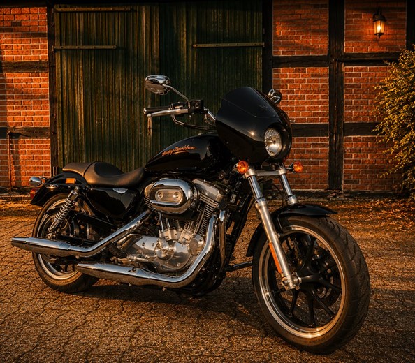  Harley-Davidson Sportster 883 SuperLow | 3. Hand | Scheckheftgepflegt | Originalzustand 
Zum Verkauf steht eine gepflegte Harley-Davidson Sportster 883 SuperLow in einem ehrlichen und originalen Gesamtzustand.