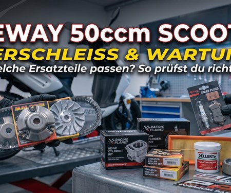 Keeway 50ccm Scooter: Ersatzteile, Verschleiß und Wartung