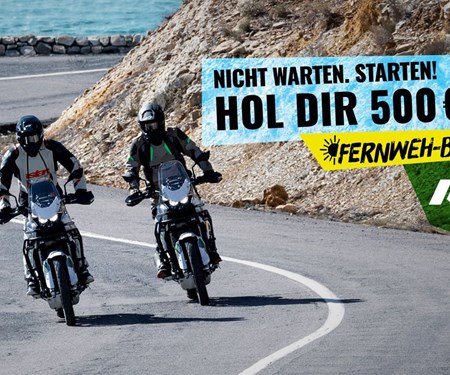 500 Euro Fernweh-Bonus für die neue KLE500