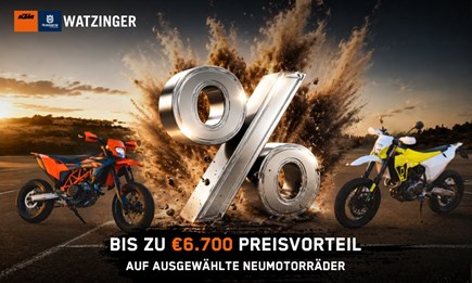 Preisvorteile auf ausgewählte KTM & Husqvarna Modelle