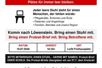 Sonntag 18 Uhr in Löwenstein - Zum Erholt der Klinik Löwenstein 