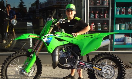 Übergabe einer Kawasaki KX 85!
