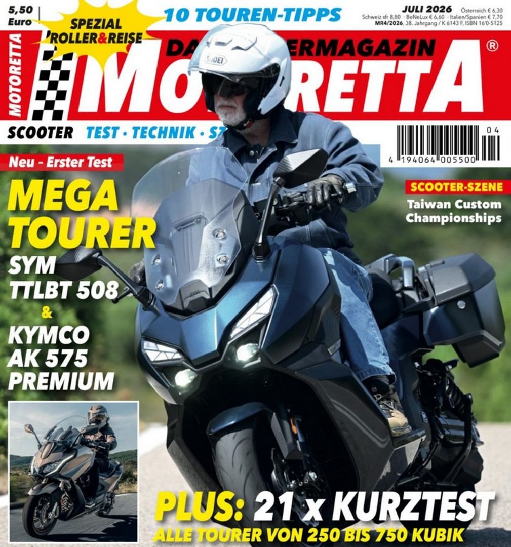 KYMCO AK 575: Die Evolution des AK 550 im großen Touren-Test der Motoretta
