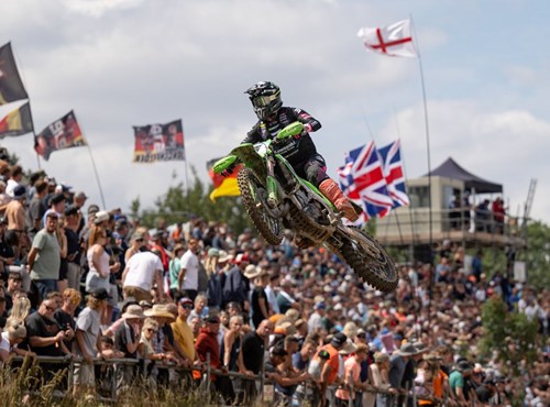 MXGP + MX2: Drittes Podium in Folge für Romain Febvre in Großbritannien | Kawasaki