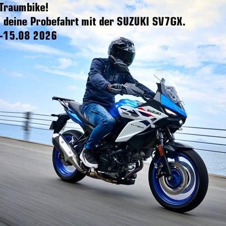 Suzuki SV7GX Probefahrt