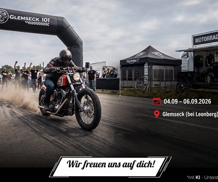 Wir sind beim Glemseck 101 dabei!