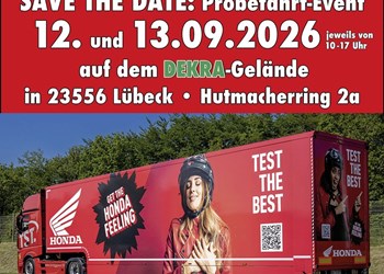 Probefahrt-Event am 12. und 13. 09. in Lübeck bei der DEKRA !