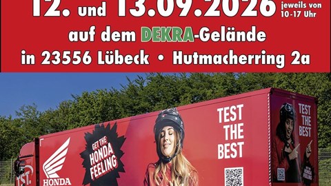 Probefahrt-Event am 12. und 13. 09. in Lübeck bei der DEKRA !