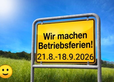 NEWS Betriebsferien 2026