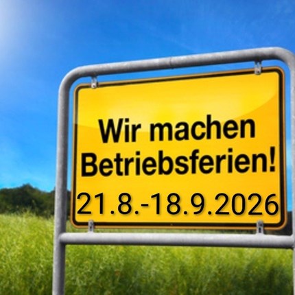 Betriebsferien 2026 Betriebsferien


