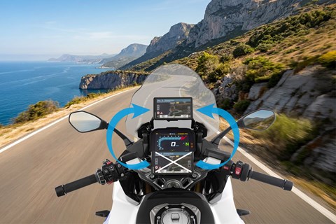 Wunderlich GmbH-News: Navi-Verlegung für die BMW R 1300 RS
