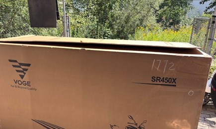 Jetzt eingetrofffen der NEUE VOGE SR450X Crossover Roller