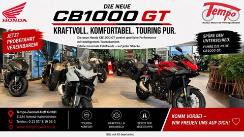 Die neue Honda CB1000 GT ist da.