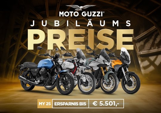 NEWS Moto Guzzi Strada MY25 gibt es ab sofort zum ultimativen Spezialpreis von nur € 8.999,- !!! 