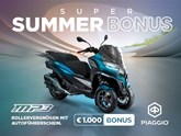 € 1.000 Super Summer Bonus für den Piaggio MP3 530