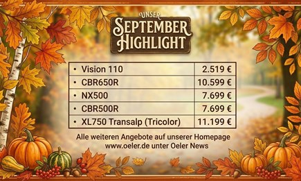 HONDA September Highlights 
