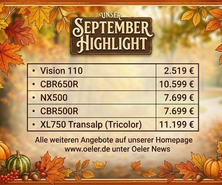 HONDA September Highlights 