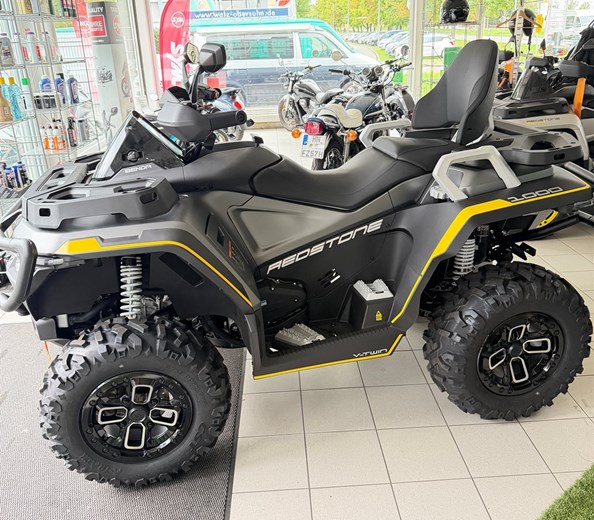1000er ATV von Benda is da mit 102PS und 3 Jahren Garantie 
das 1000er ATV von Benda - die Redstone 1000
Neufahrzeug, 3 Jahre Garantie102PS. MEHR RESERVEN. MEHR MÖGLICHKEITEN
Mit dem102 PS starken V2-Mo ...