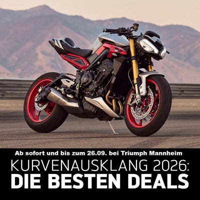 Kurvenausklang bei Triumph Mannheim