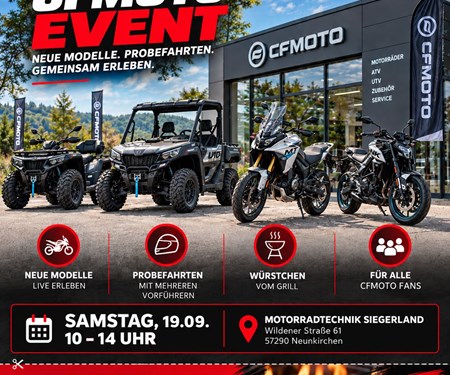 CFMOTO Probefahrttag