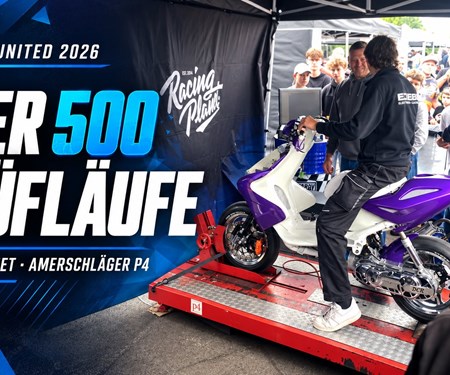 Racing Planet bei 2Stroke United 2026: Roller, Sprint und über 500 Prüfläufe