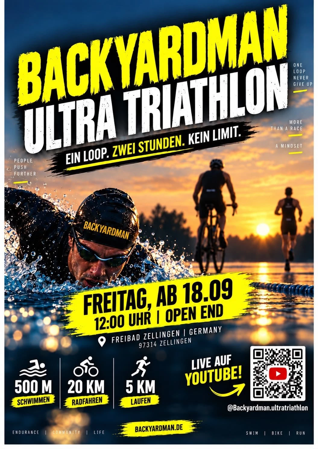 Backyardman Ultra Triathlon & ZERO