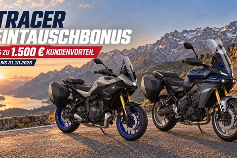 hmf Motorräder GmbH-News: Tracer Eintauschbonus bis 1.500€ 