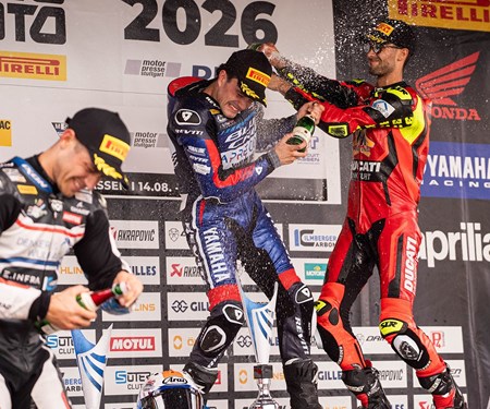 Zwei Podestplätze bei der Euro Moto in Assen: Lukas Tulovic baut Gesamtführung aus