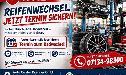 Jetzt schon Termin zum Räderwechsel vereinbaren!