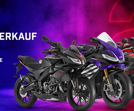Saisonabverkauf auf ausgewählte Aprilia Modelle