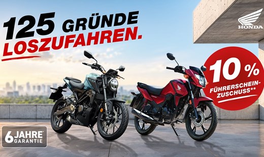Honda Semmler - Führerscheinbonus CB125R + CB125F