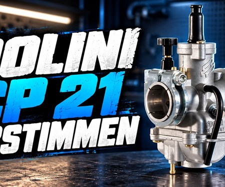 Polini CP 21 abstimmen: Leerlauf, Nadel und Hauptdüse am Puch-Setup vergleichen