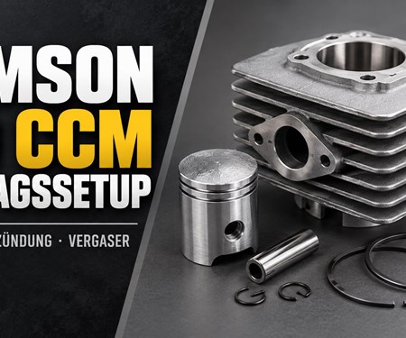 Simson 50 ccm Alltagssetup: Zylinder, Zündung und Vergaser sinnvoll kombinieren