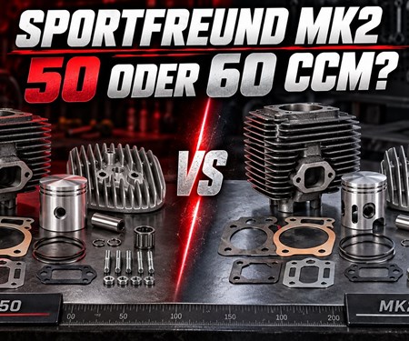Sportfreund MK2 50 vs. MK2 60: Welcher Simson-Zylinder passt?