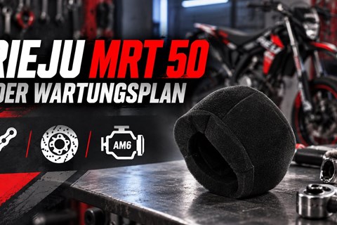 Racing Planet Vertrieb GmbH-News: Rieju MRT 50 Wartungsplan: AM6-Motor, Verschleißteile und Kontrollen