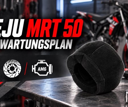 Rieju MRT 50 Wartungsplan: AM6-Motor, Verschleißteile und Kontrollen
