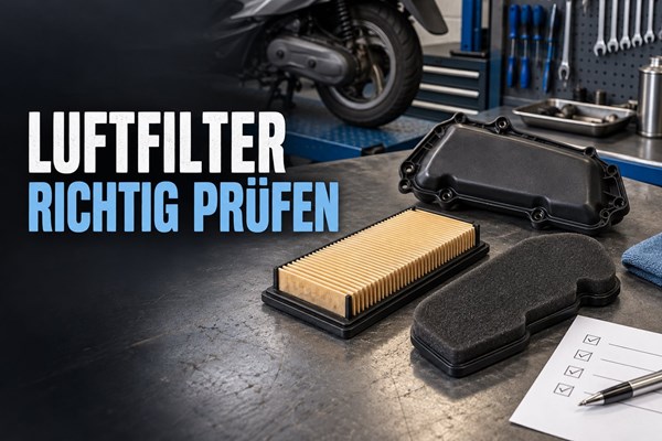 Roller-Luftfilter prüfen: Filtertyp, Zustand und Fahrzeugzuordnung dokumentieren