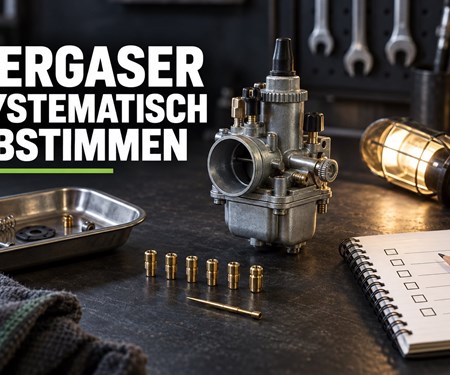 Simson-Vergaser abstimmen: Änderungen in einer nachvollziehbaren Reihenfolge testen