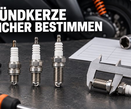 Roller-Zündkerze bestimmen: Gewinde, Wärmewert und Herstellerangaben abgleichen