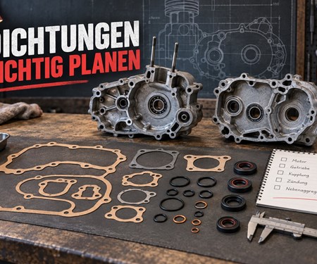Simson-Dichtungen planen: Motorvariante und Reparaturumfang vor Bestellung bestimmen