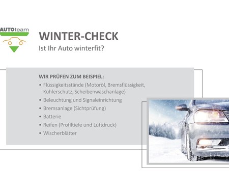 Wollen wir schon an den Winter denken?
