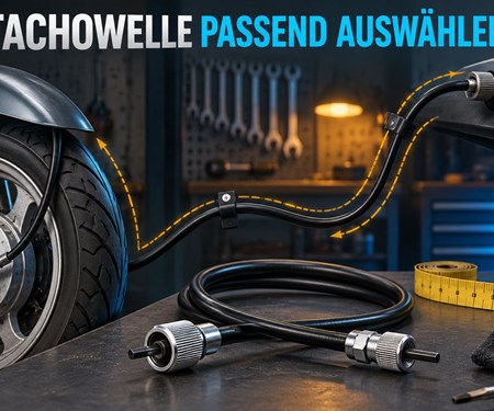 Roller-Tachowelle auswählen: Anschlüsse, Länge und Verlegung vergleichen