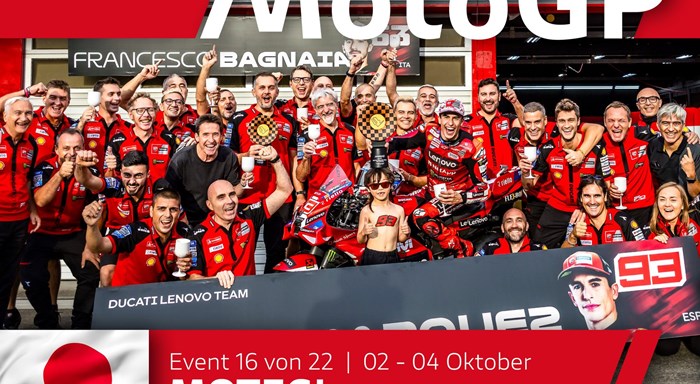 MotoGP Runde 16 in Motegi: Doppelsieg für Márquez, 100. Ducati-Sieg unter Dall'Igna