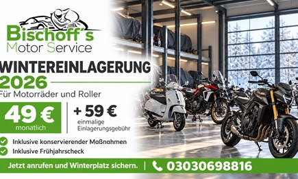 Dein Bike macht Winterpause. Wir kümmern uns um den Rest.